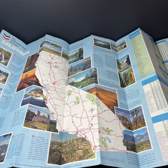 VTG. 1968 Lot Of 3 Chevron Maps Califorina, Orange County, San Francisco USA - Picture 10 of 14